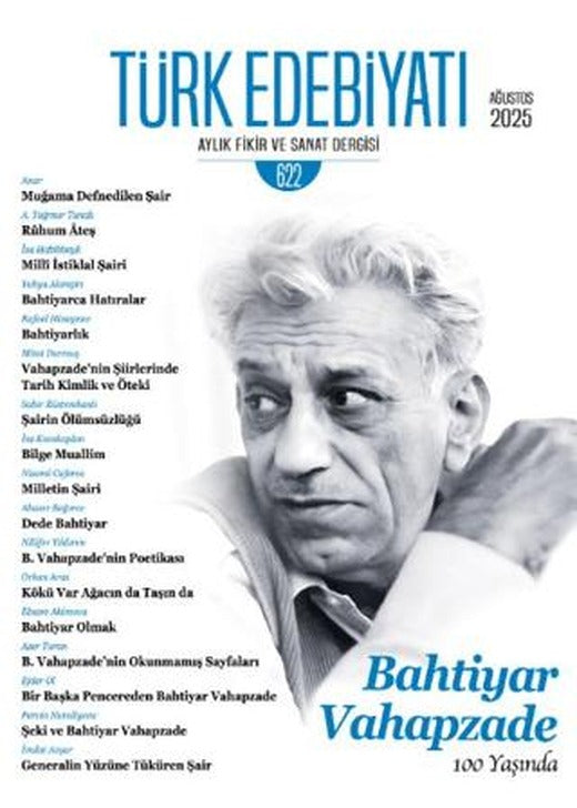 Türk Edebiyatı Aylık Fikir ve Sanat Dergisi Sayı: 622 Ağustos 2025 | Türk Edebiyatı Dergisi (Ciltsiz)