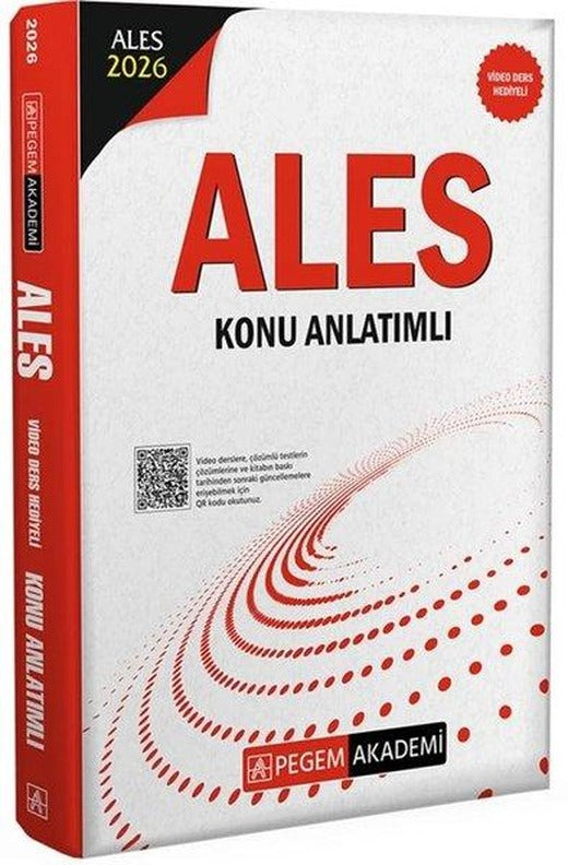 2026 ALES Konu Anlatımlı | Pegem Akademi Yayıncılık (İnce Kapak)