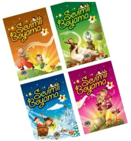 Sevimli Boyama (4 Kitap Takım)