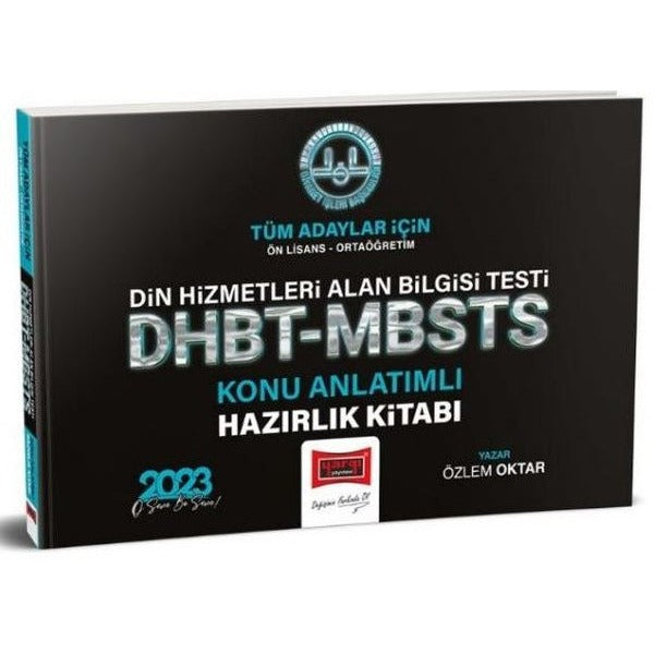 2023 DHBT - MBSTS Diyanet İşleri Başkanlığı Tüm adaylar İçin Din Hizmetleri Alan Bilgisi Testi Konu Anlatımlı Hazırlık Kitabı Yargı Yayınları | Yargı Yayınevi (Ciltsiz)