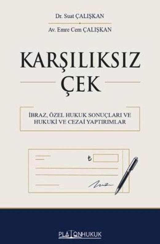 Karşılıksız Çek | Platon Hukuk (Ciltsiz)