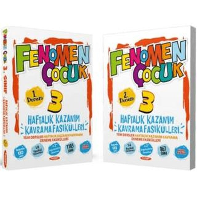 Fenomen Çocuk Tüm Dersler 3. Sınıf 1 ve 2. Dönem Set | Kurmay Yayınları (Ciltsiz)