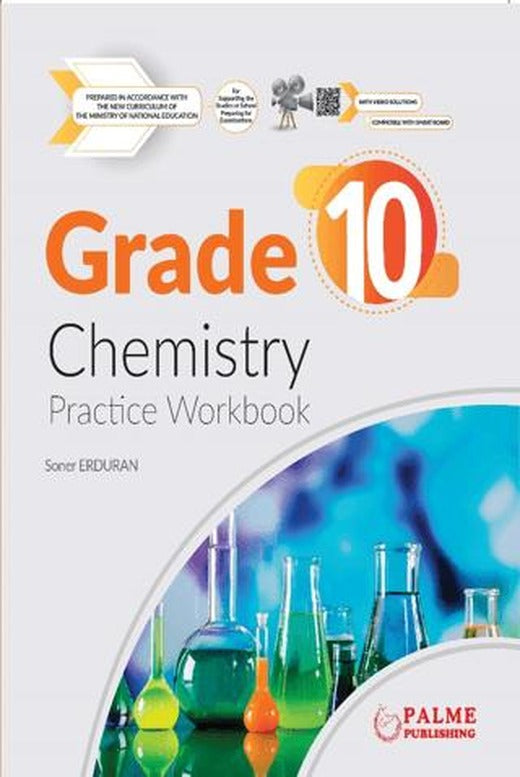 10 Grade Chemistry Practice Workbook | Palme Yayınları (Ciltsiz)