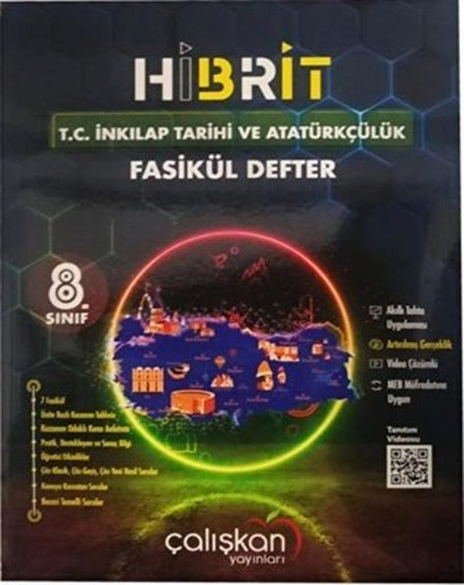 8. Sınıf Hibrit T.C. İnkılap Tarihi ve Atatürkçülük Fasikül Defter | Çalışkan Yayınları