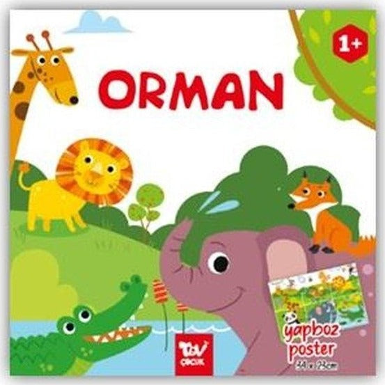 Orman - Yapboz Poster Kitap | Türkiye Diyanet Vakfı Yayınları (Ciltli)