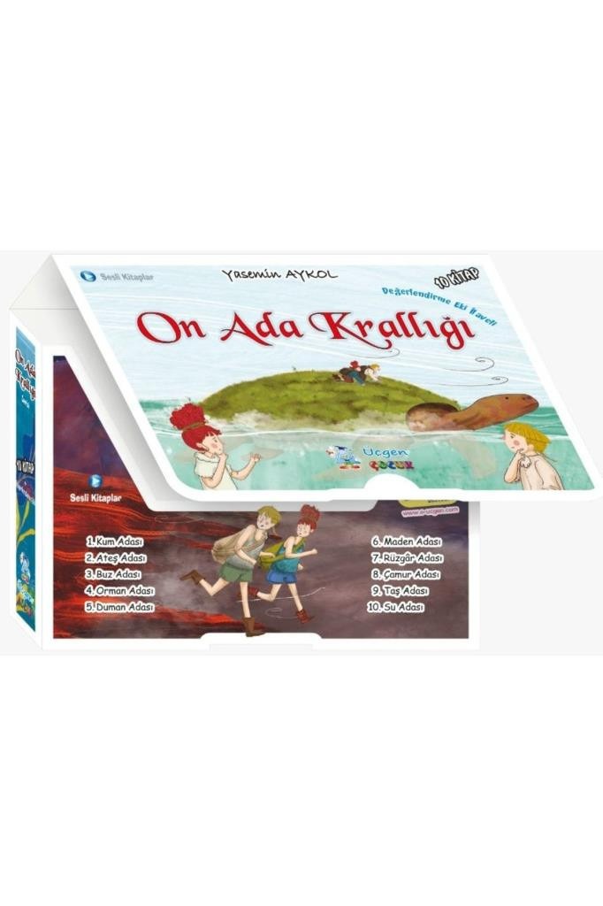 On Ada Krallığı Seti - 10 Kitap Takım | Üçgen Çocuk (İnce Kapak)