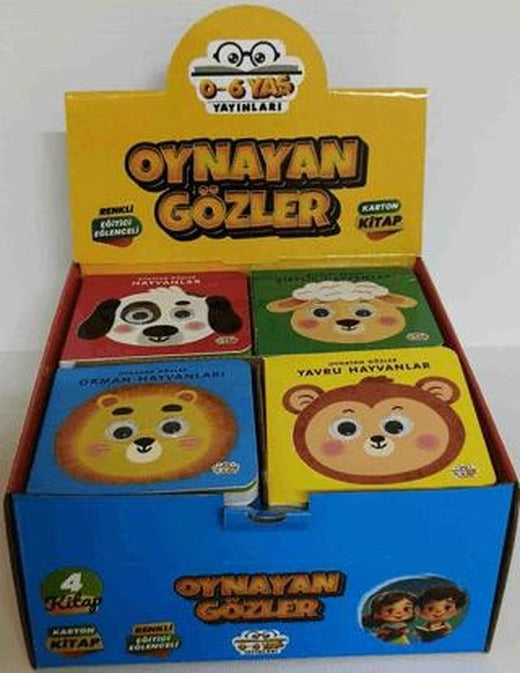 Oynayan Gözler 40 Kitap (Kutulu) | 0-6 Yaş Yayınları (Ciltli)