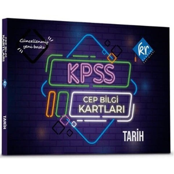 2023 KPSS Tarih Cep Bilgi Kartları | KR Akademi (İnce Kapak)