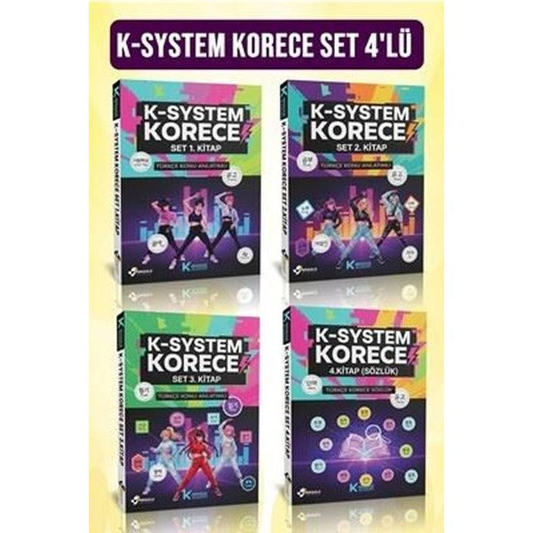 K-System Korece Seti - 4 Kitap Takım | Pergole (İnce Kapak)