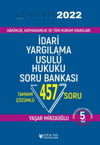 Alesta Dari Yargılama Usul Hukuku Soru Bankası | Lex-Tax Yayınları (Ciltsiz)  - Resim 1