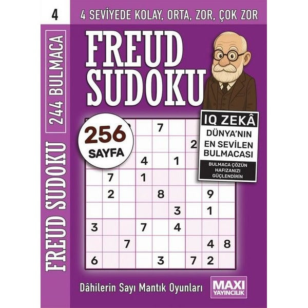 Freud Sudoku 4 | Maxi Yayıncılık (İnce Kapak)