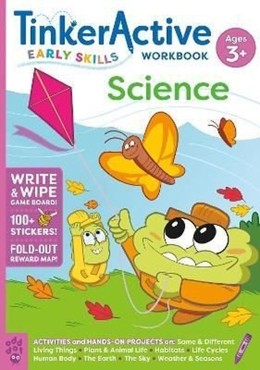 TinkerActive Early Skills Science Workbook Ages 3+ | ODD DOT