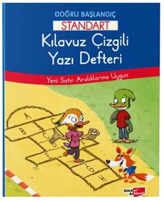Kılavuz Çizgili Yazı Defteri | Dikkat Atölyesi Yayınları (Ciltsiz)  - Resim 1