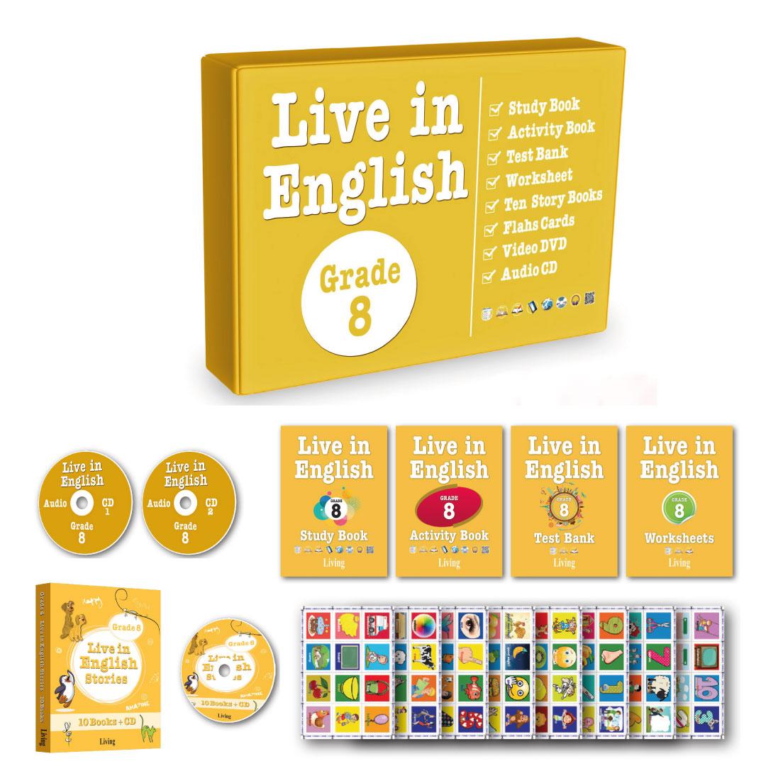 8. Sınıf İngilizce Öğrenme Seti Live in English
