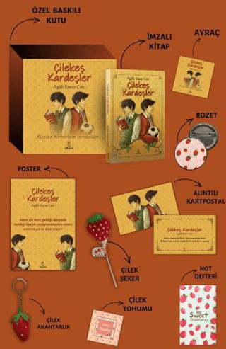Çilekeş Kardeşler Özel Kutulu Set | Otantik Kitap (Ciltsiz)  - Resim 1