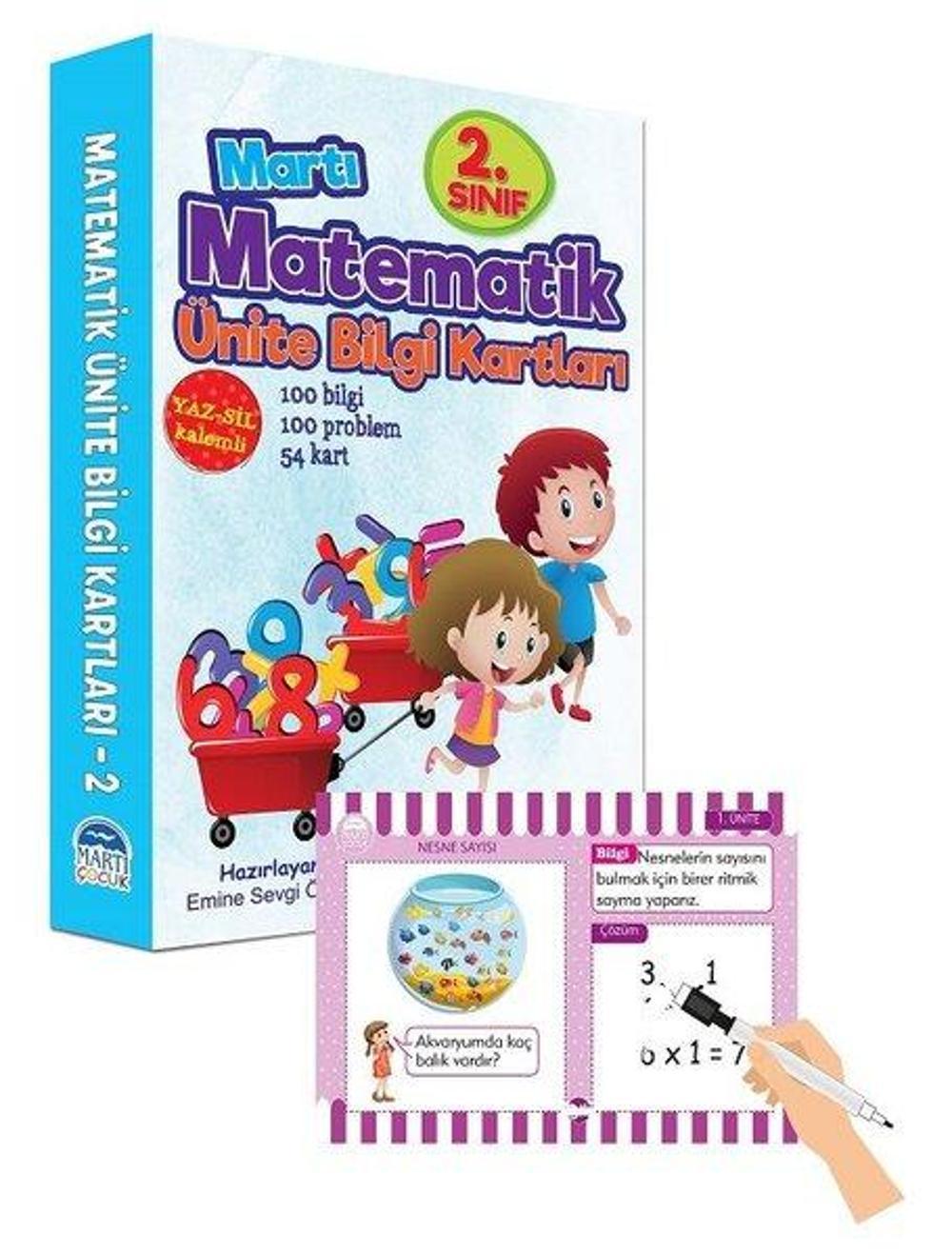 2.Matematik Ünite Bilgi Kartları | Martı Yayınları Yayınevi