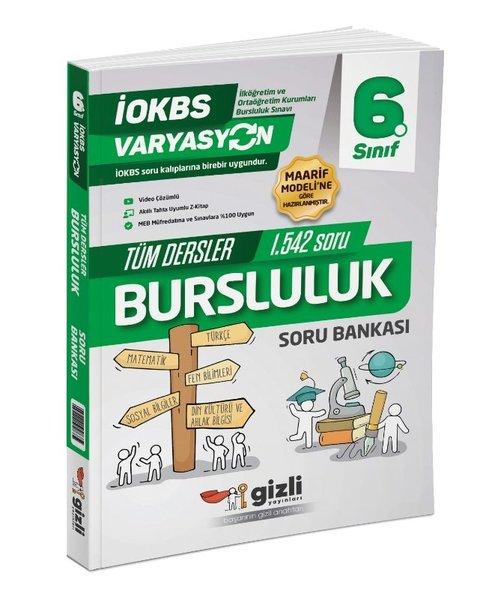 6. Sınıf Varyasyon Tüm Dersler Bursluluk Konu Özetli Soru Bankası | Gizli Yayınları (İnce Kapak)  - Resim 1