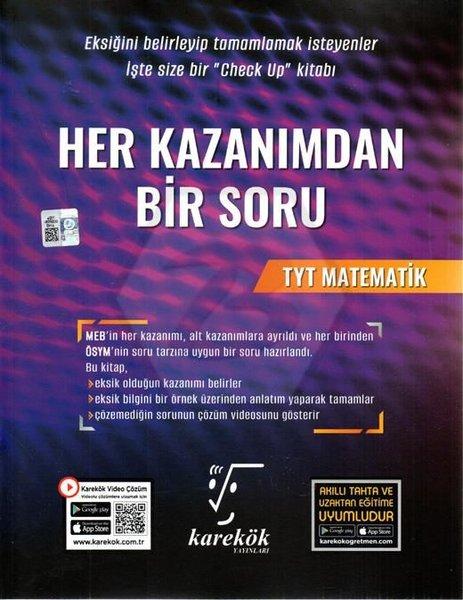 TYT Matematik Her Kazanımdan Bir Soru | Karekök Eğitim Yayın (İnce Kapak)  - Resim 1