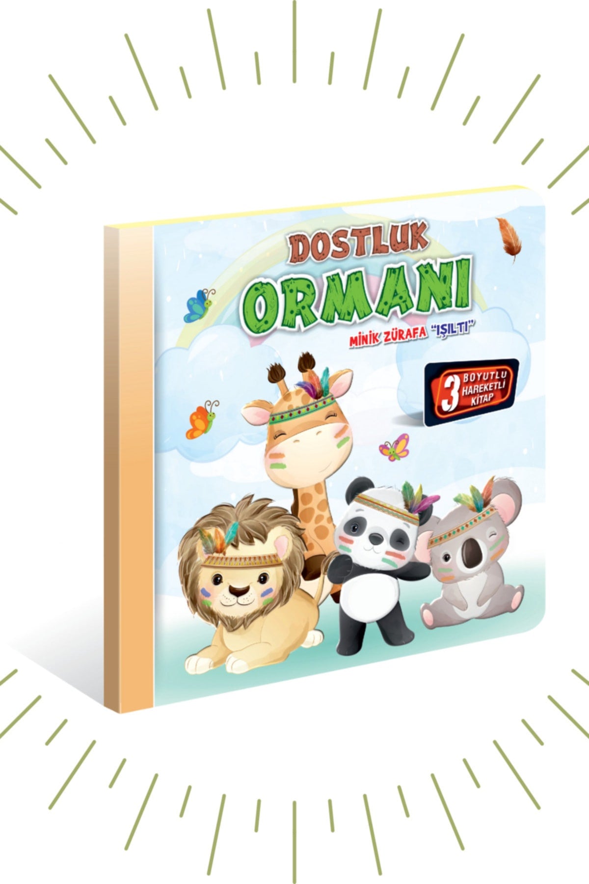 3 Boyutlu, Hareketli Kitaplar "dostluk Ormanı" Pop-up Kitap kitap kapağı