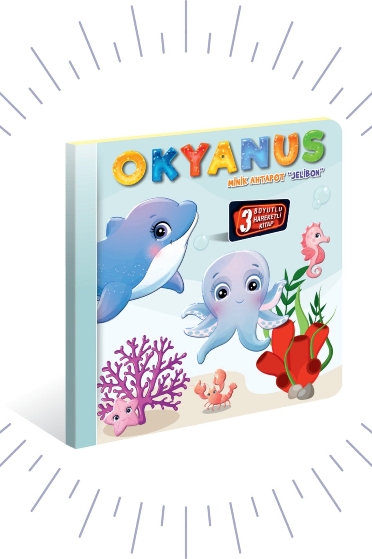 3 Boyutlu, Hareketli Kitaplar "okyanus " Pop-up Kitap kitap kapağı