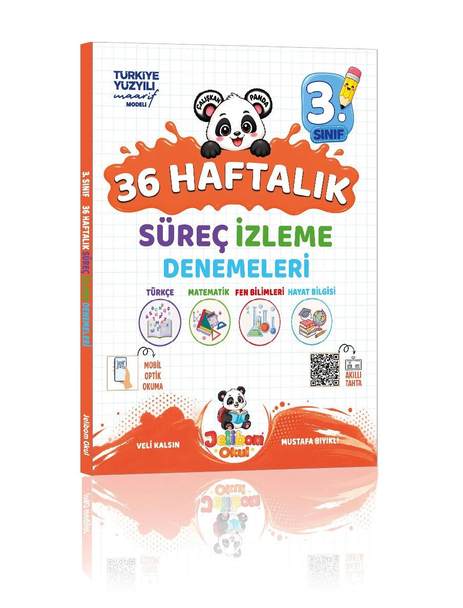 3. Sınıf 36 Haftalık Süreç İzleme Denemeleri (36+1 Fasikül) kitap kapağı
