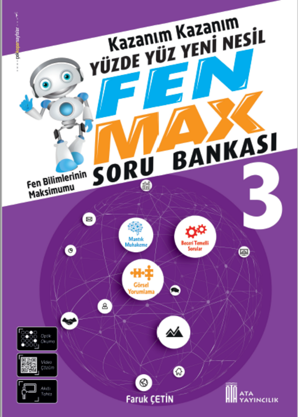 3. Sınıf Fen Max Soru Bankası - Komisyon kitap kapağı
