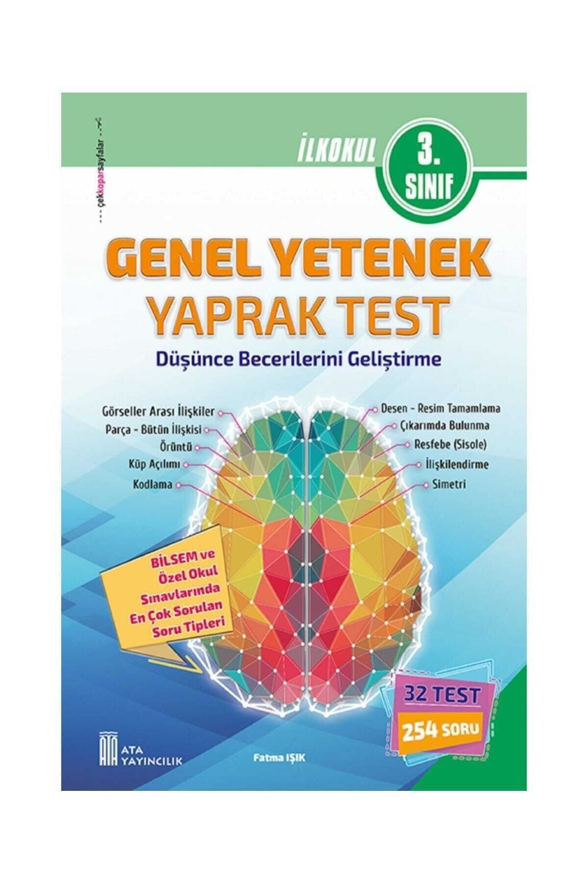 3. Sınıf Bilsem Genel Yetenek Yaprak Test kitap kapağı