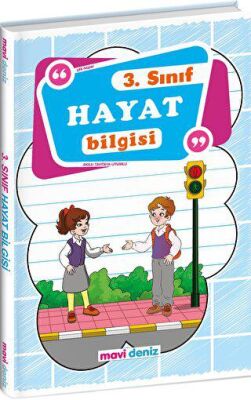 Mavi Deniz Yayınları 3. Sınıf Hayat Bilgisi - Kolektif kitap kapağı