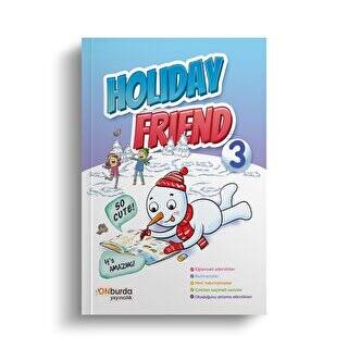 ONburda Yayınları 3. Sınıf Holiday Friend Yarıyıl Tatil Kitabı - Kolektif kitap kapağı
