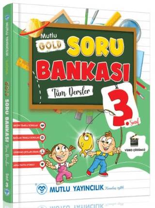 Mutlu Yayınları 3. Sınıf Tüm Dersler Gold Soru Bankası - Kolektif kitap kapağı