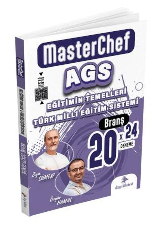 MEB-AGS Eğitimin Temelleri, Türk Milli Eğitim Sistemi MasterChef 20x24 Deneme Çözümlü | Dizgi Kitap (Ciltsiz)
