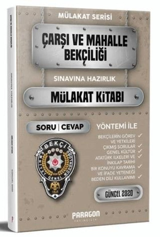 2020 Çarşı ve Mahalle Bekçiliği Çıkmış Sorularla Mülakat Kitabı