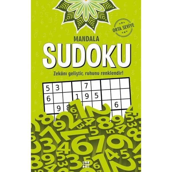 Mandala - Sudoku - Orta Seviye | Dokuz Yayınları (İnce Kapak)