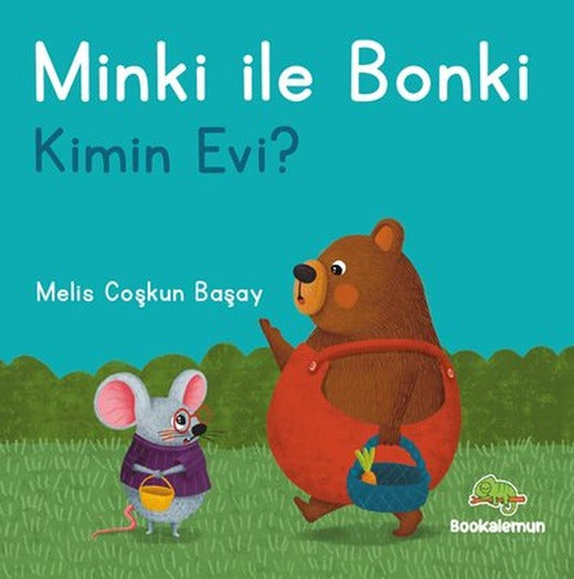 Minki İle Bonki - Kimin Evi? Pencereli Kitap | Bookalemun Yayınları (Ciltli)