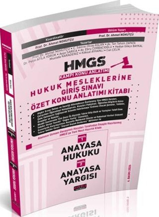 2026 HMGS Anayasa Hukuku Anayasa Yargısı Özet Konu Anlatımı | Savaş Yayınevi (Ciltsiz)