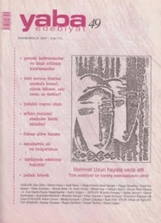 Yaba Edebiyat Dergisi Sayı: 49 | Yaba Dergisi Yayınları (Ciltsiz)