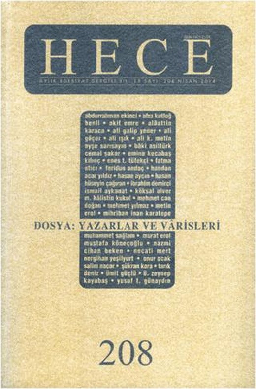 Hece Aylık Edebiyat Dergisi Sayı: 208 | Hece Dergisi (Ciltsiz)