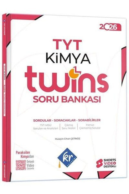 TYT Twins Kimya Soru Bankası | KR Akademi (İnce Kapak)