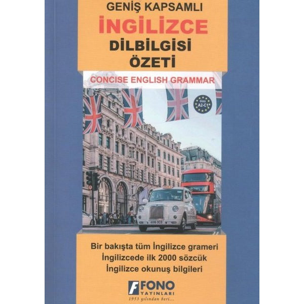 Geniş Kapsamlı İngilizce Dilbilgisi Özeti | Fono Yayınları (İnce Kapak)