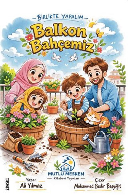 Birlikte Yapalım – Balkon Bahçemiz | Mutlu Mesken Kitabevi Yayınları (Ciltsiz)