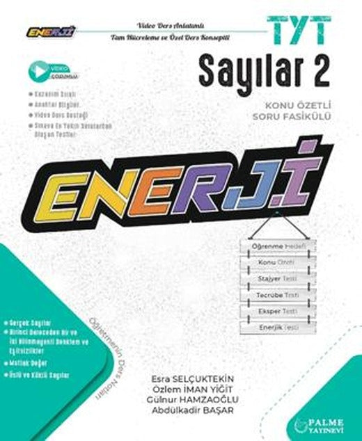 TYT Enerji Sayılar 2 Konu Özetli Soru Fasikülü | Palme Yayınları (Ciltsiz)
