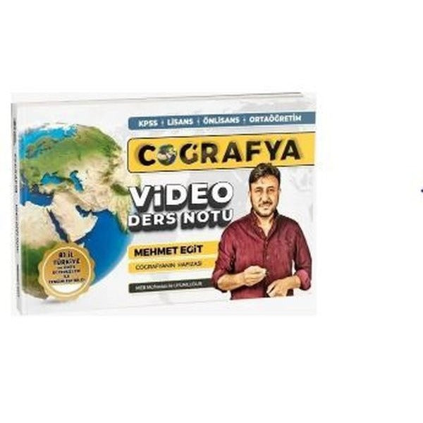 2023 KPSS Coğrafya Video Ders Notları | Mehmet Eğit (İnce Kapak)
