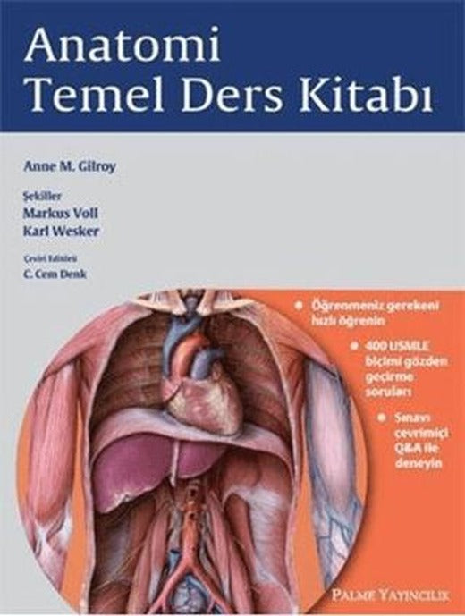 Anatomi - Temel Ders Kitabı | Palme Yayıncılık (Ciltsiz)