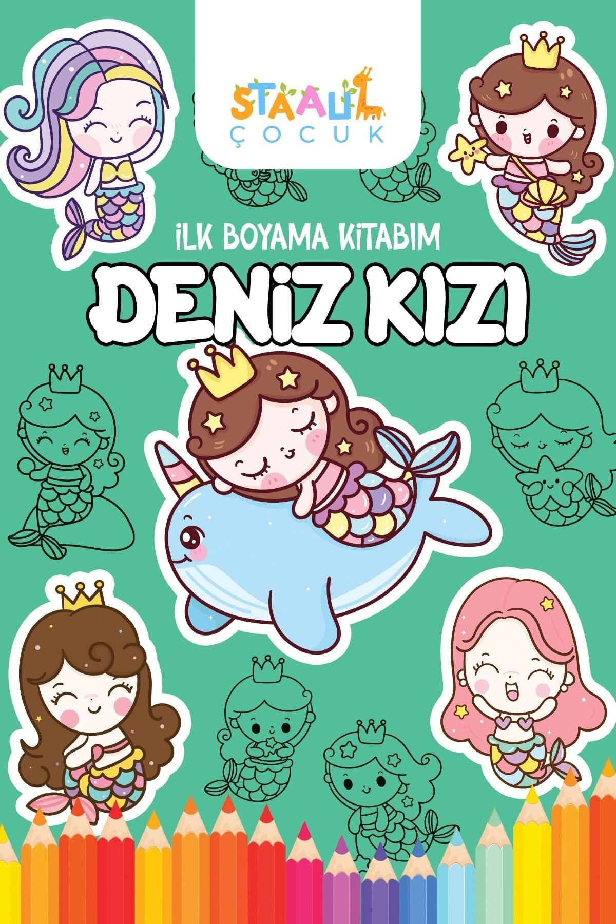 İlk Boyama Kitabım - Deniz Kızı