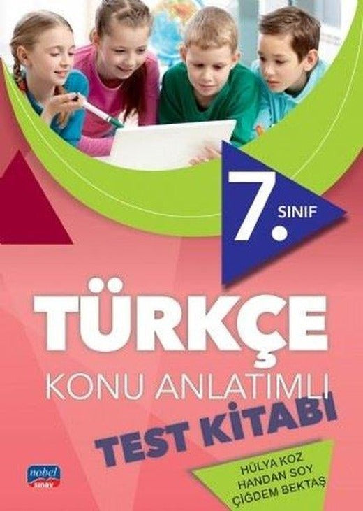 7.Sınıf Türkçe Konu Anlatımlı Test Kitabı | Nobel Sınav (İnce Kapak)