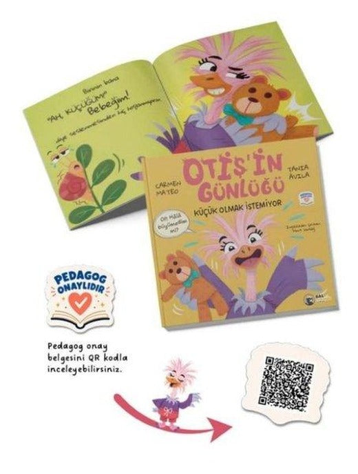 Otiş'in Günlüğü - Küçük Olmak İstemiyor | Bal Porsuğu Yayınları (İnce Kapak)