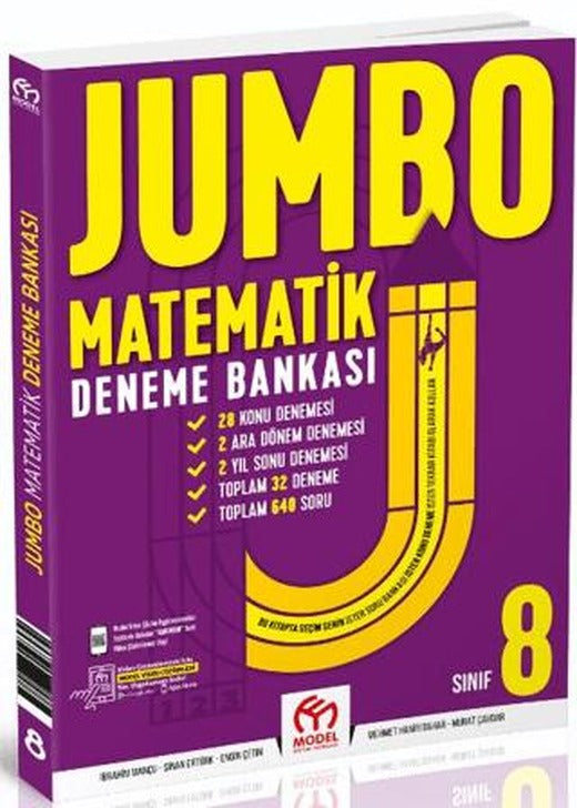 8 Matematik Jumbo Deneme Bankası | Model Eğitim Yayıncılık (Ciltsiz)