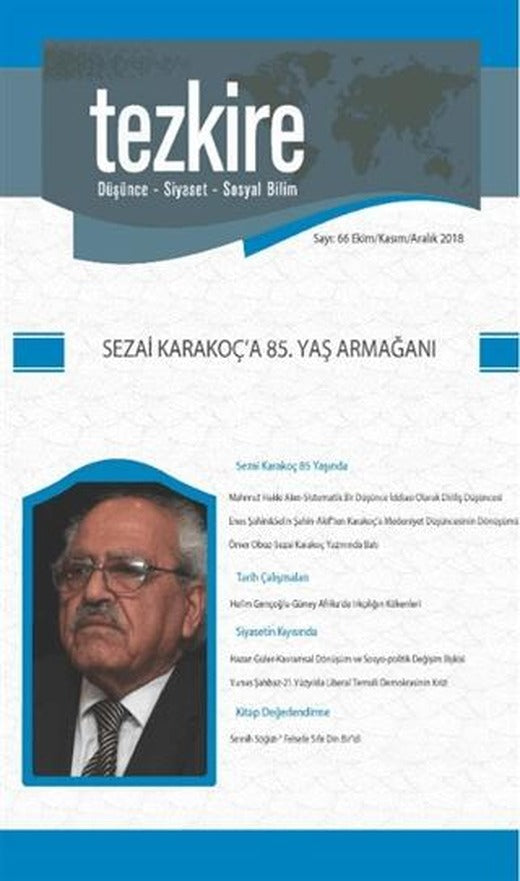 Tezkire Dergisi Sayı: 66 Ekim - Kasım Aralık 2018 | Tezkire Dergisi (Ciltsiz)