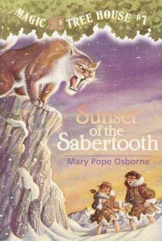 Magic Tree House 07: Sunset Of The Sabertooth | Random House (İnce Kapak)