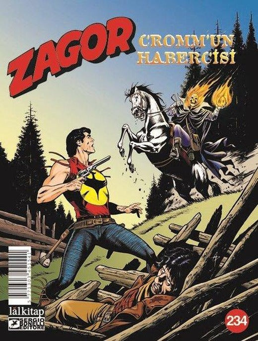 Zagor Sayı 234 - Cromm'un Habercisi | Lal (İnce Kapak)